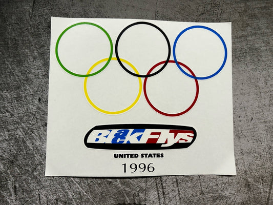 BLACK FLYS STICKER Vintage 90’s Tattoo RVCA Quiksilver Sullen Kuiu Glock Skate