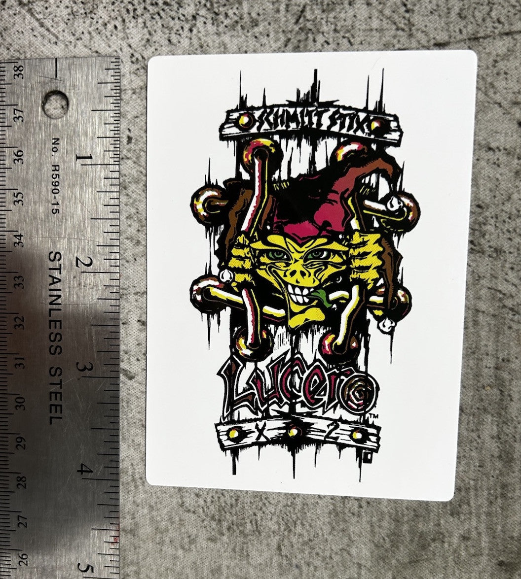 LUCERO STICKER SET VINTAGE SKATEBOARD STICKER SCHMITT STIX BONES HSTREET DGK