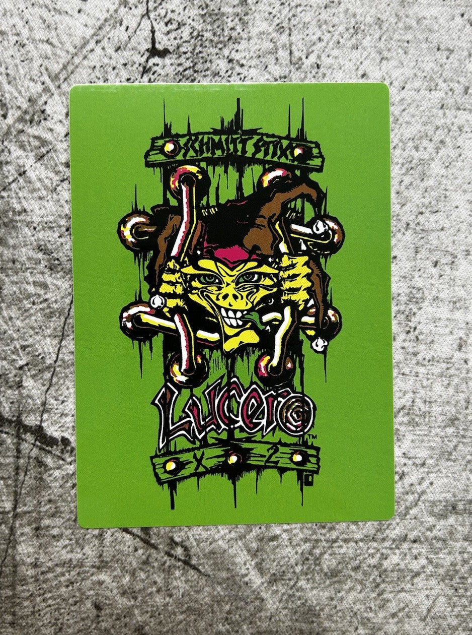JOHN LUCERO STICKER VINTAGE SKATEBOARD Black Label Sims Blind Plan B Dogtown Alv