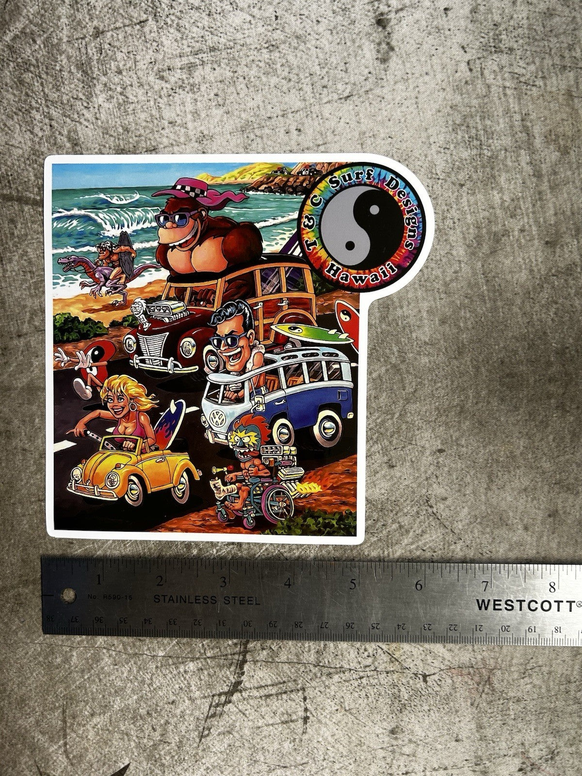 T&C Stickers Town Country Surfboards Volcom Hobie Vintage Skate Stickers Fcs