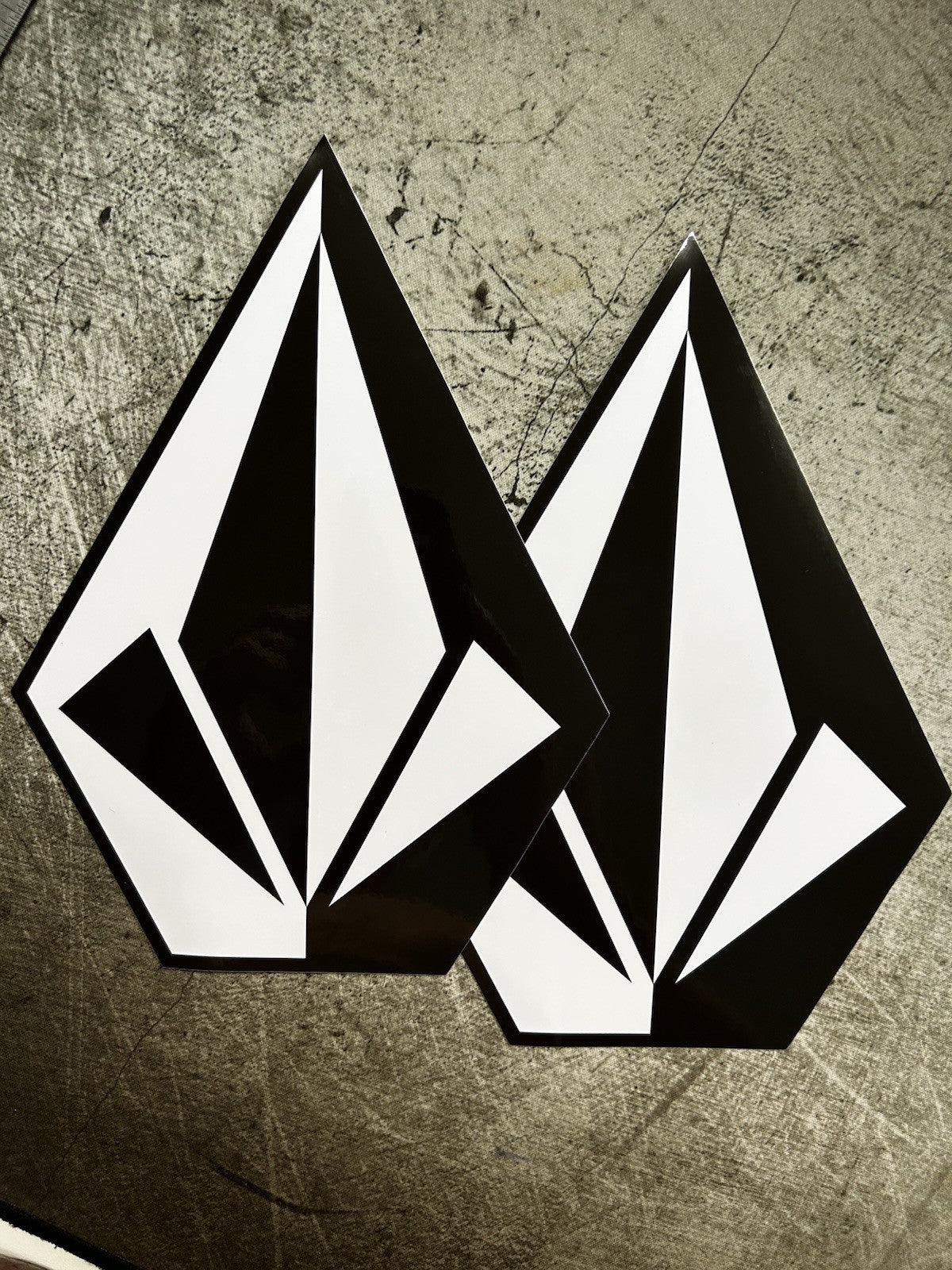 VOLCOM STICKERS 8” Skateboard Sticker Set Surfing RVCA Quiksilver Team Stone FCS