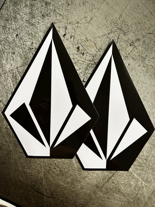 VOLCOM STICKERS 8” Skateboard Sticker Set Surfing RVCA Quiksilver Team Stone FCS