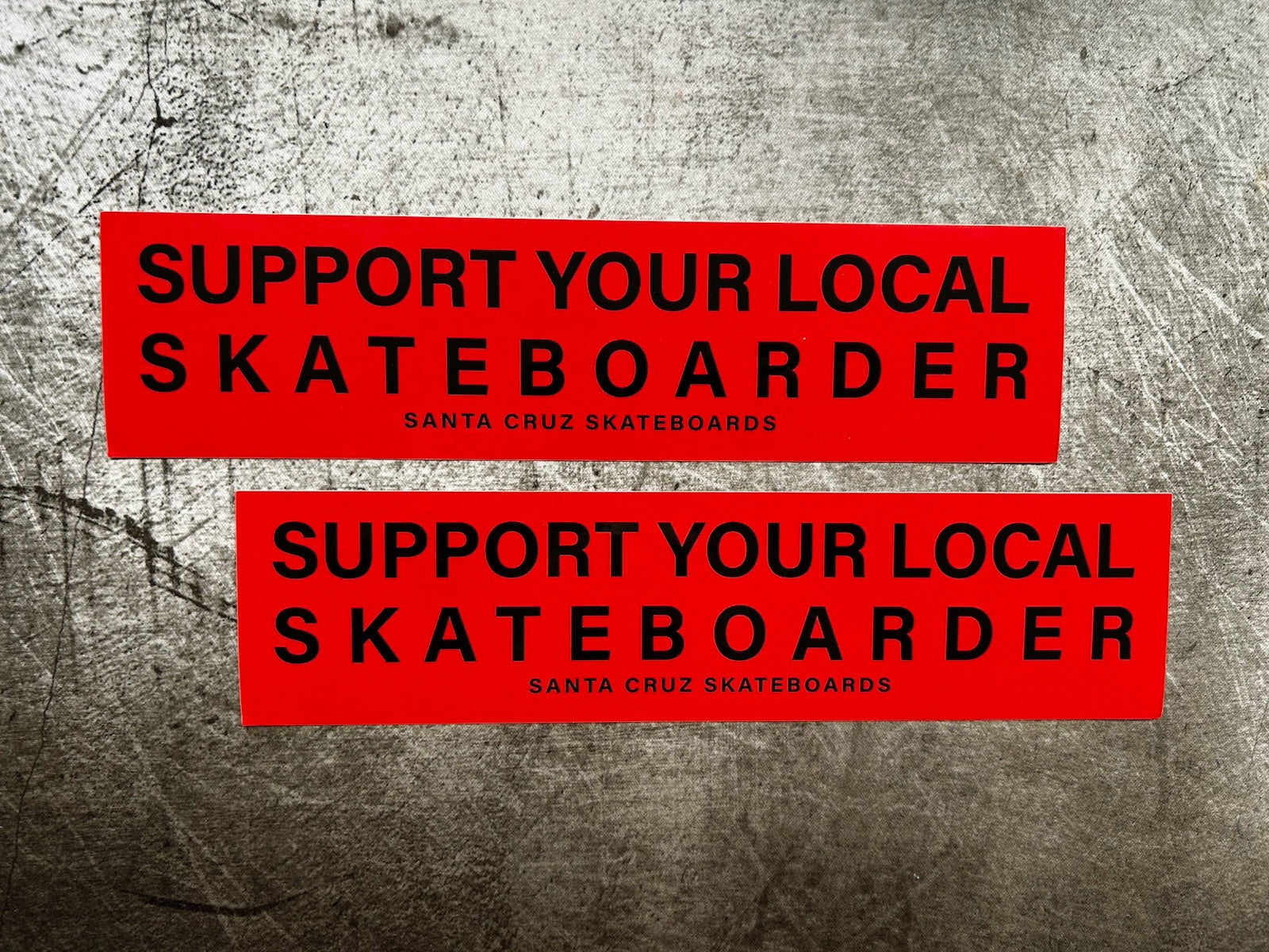 Vintage STICKER Sticker SUPPORT YOUR LOCAL SKATEBOARDER STICKER Bones Flip BOGO