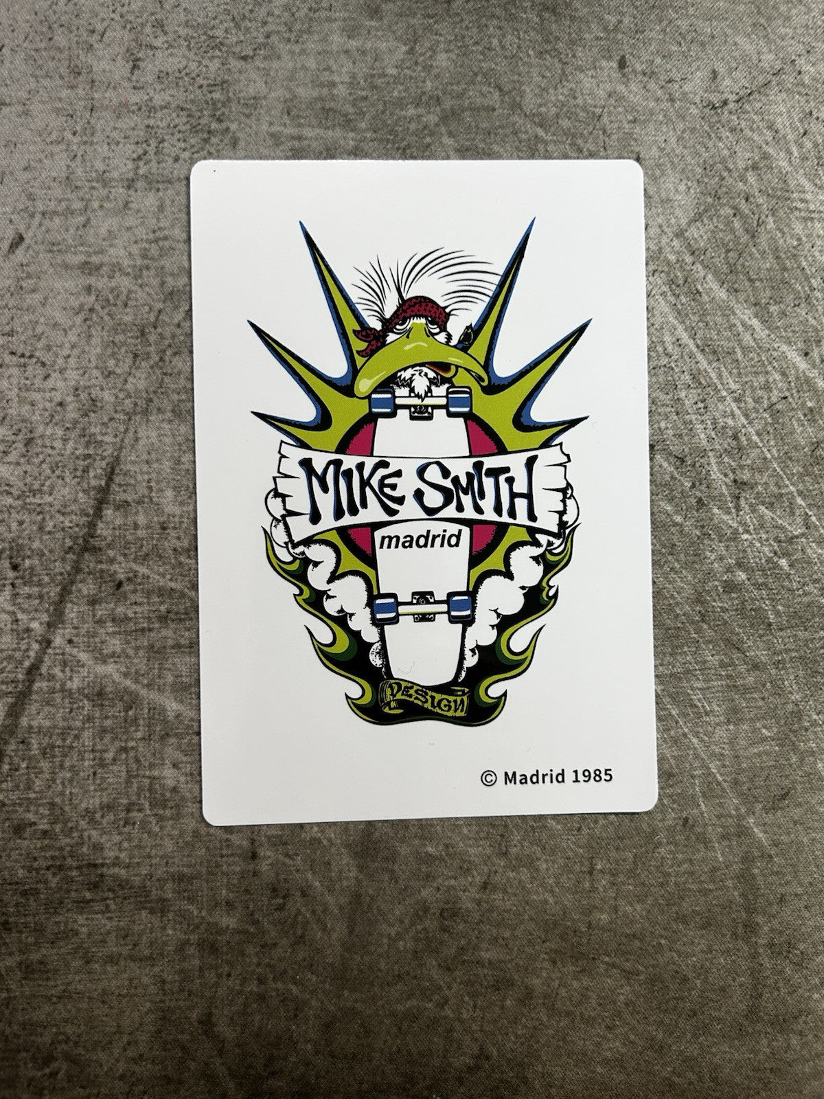 MADRID SKATEBOARD STICKERS VINTAGE SKATEBOARD STICKER SET POWELL Mike Smith G&S