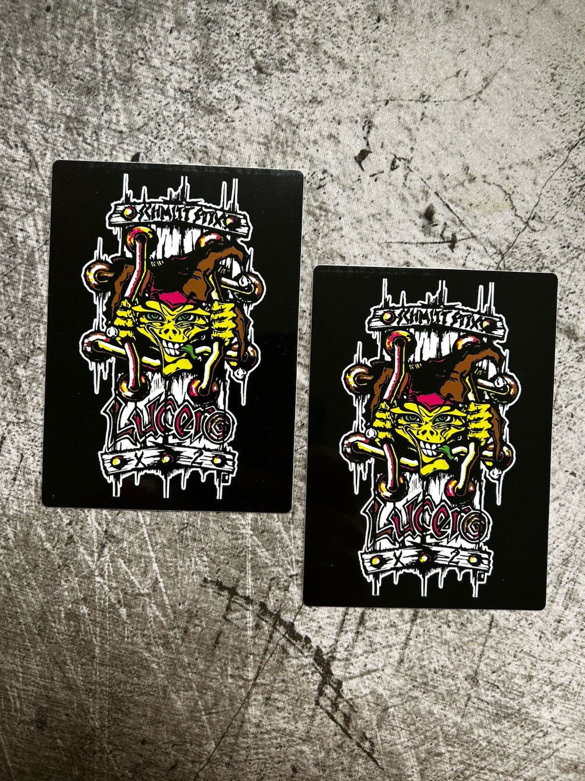 LUCERO STICKER SET VINTAGE SKATEBOARD STICKER SCHMITT STIX BONES HSTREET DGK