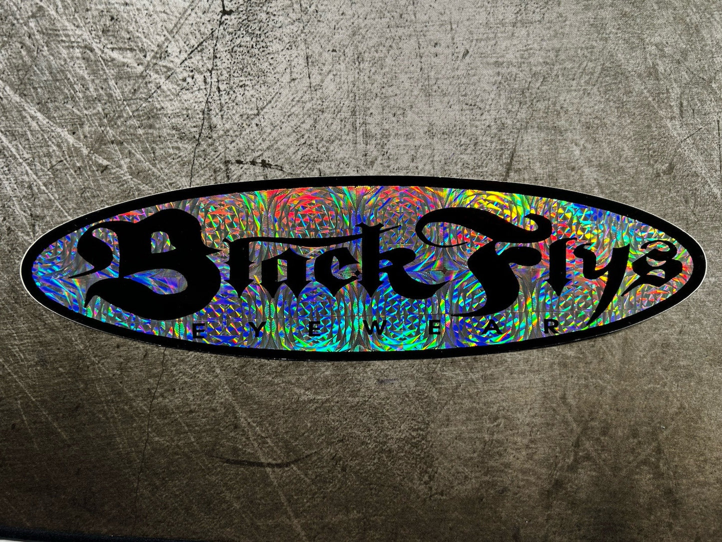 BLACK FLYS STICKER 12” XL Vintage T&C RVCA Quiksilver All Saints Bones Alva Vans