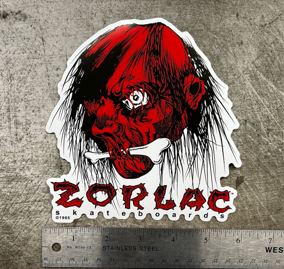 ZORLAC SKATEBOARD STICKER SET XL VINTAGE STICKER Thrasher Madrid Alva Punk DGK