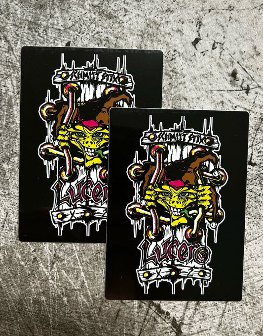 LUCERO STICKER SET VINTAGE SKATEBOARD STICKER SCHMITT STIX BONES HSTREET DGK
