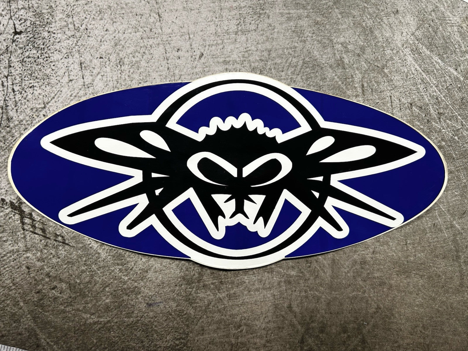 BLACK FLYS STICKER 10” XL Vintage T&C RVCA Quiksilver All Saints Bones Alva Vans