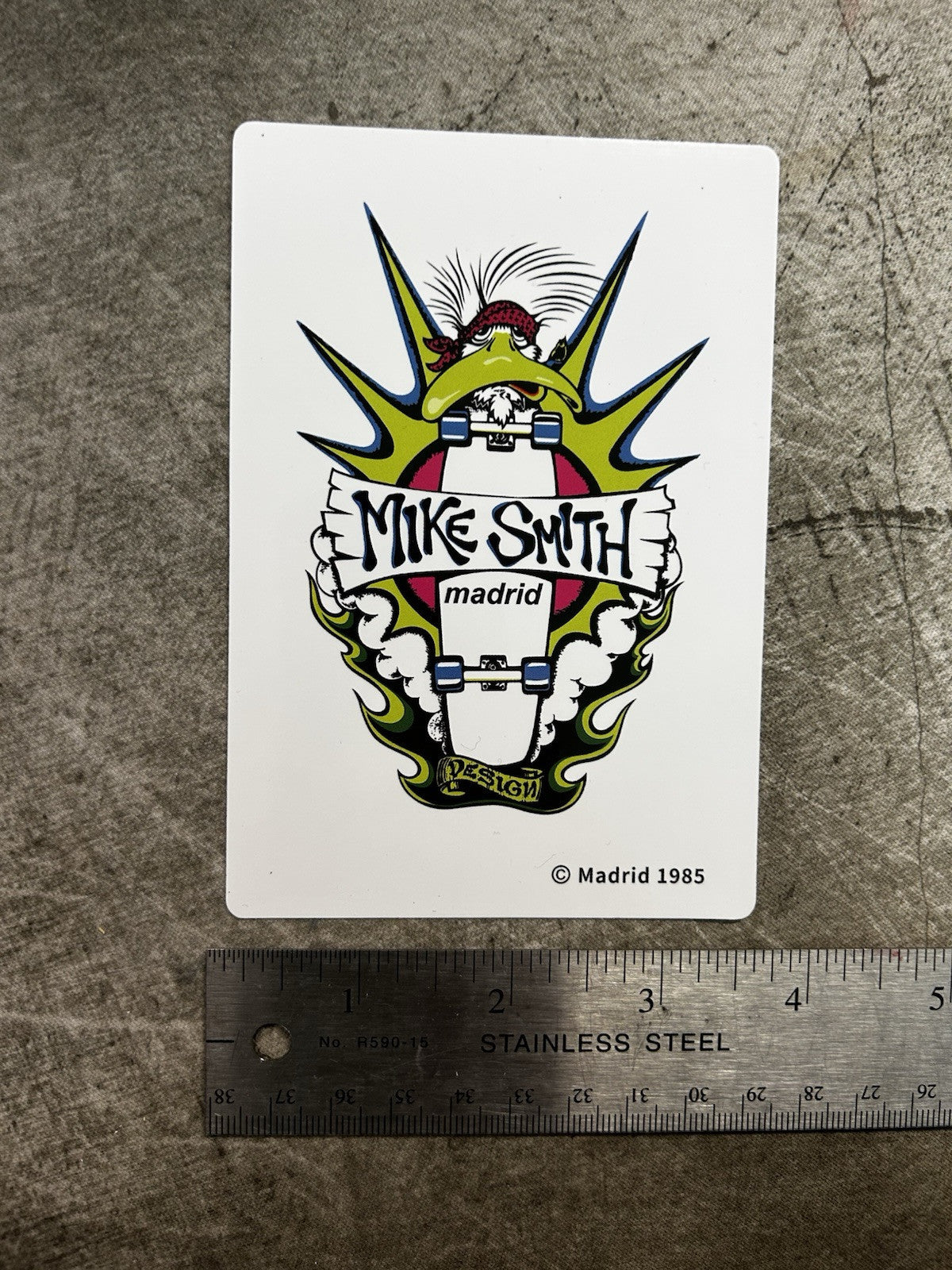 MADRID SKATEBOARD STICKERS VINTAGE SKATEBOARD STICKER SET POWELL Mike Smith G&S