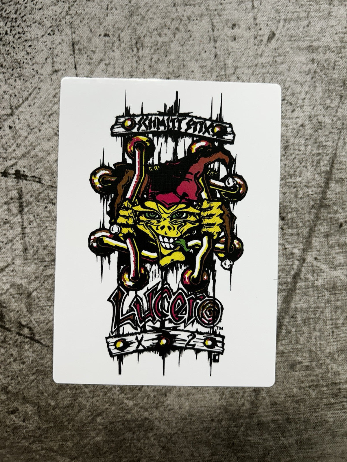 LUCERO STICKER VINTAGE SKATEBOARD STICKER SCHMITT STIX VISION G&S Vans Hawk