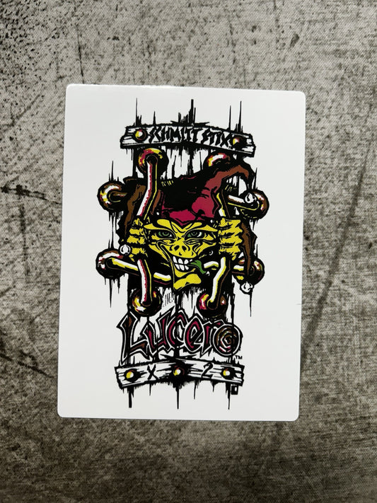 LUCERO STICKER VINTAGE SKATEBOARD STICKER SCHMITT STIX VISION G&S Vans Hawk
