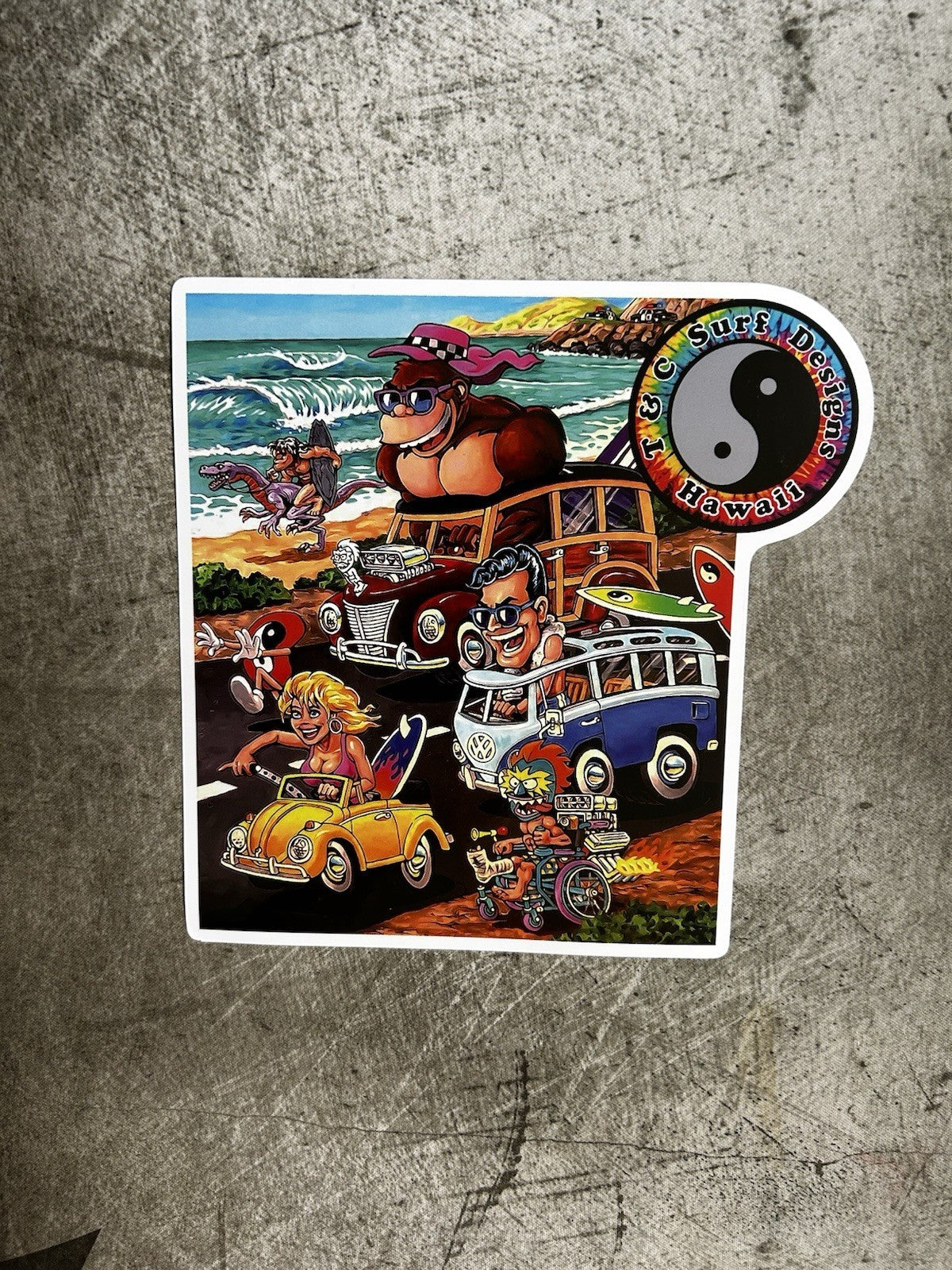 T&C Stickers Town Country Surfboards Volcom Hobie Vintage Skate Stickers Fcs