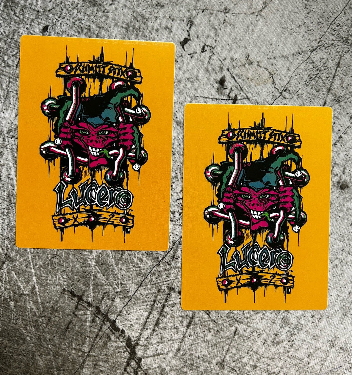 LUCERO STICKER SET VINTAGE SKATEBOARD STICKER SCHMITT STIX BONES Plan B Cruz