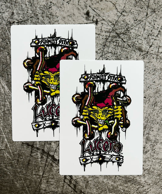 LUCERO STICKER SET VINTAGE SKATEBOARD STICKER SCHMITT STIX BONES HSTREET DGK