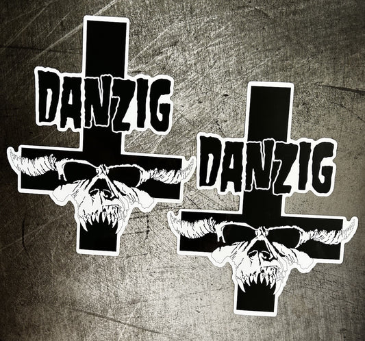 DANZIG STICKER SET MISFITS SAMHAIN METALLICA IRON MAIDEN A7X Hells Angels 666