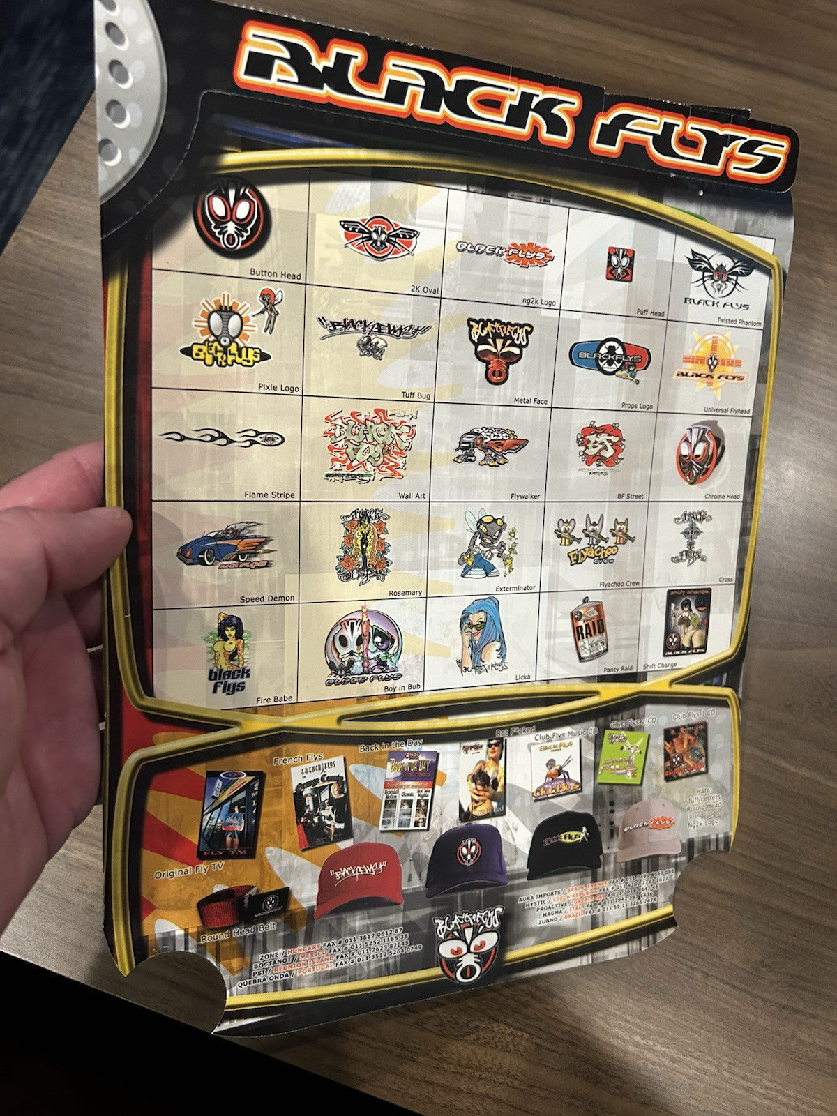 Vintage Black Flys Catalog 2001 Rare High Gloss Surf Skate Street Catalog ASR