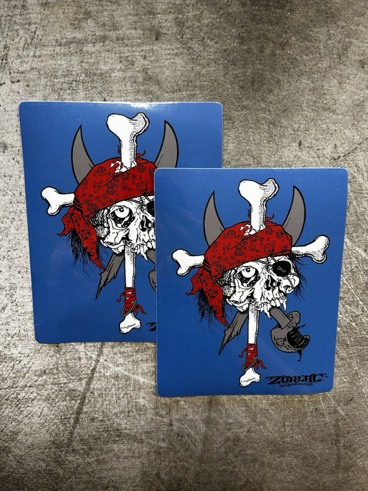ZORLAC SKATEBOARDS STICKER 2 VINTAGE SKATEBOARD STICKER Metallica Santa Cruz