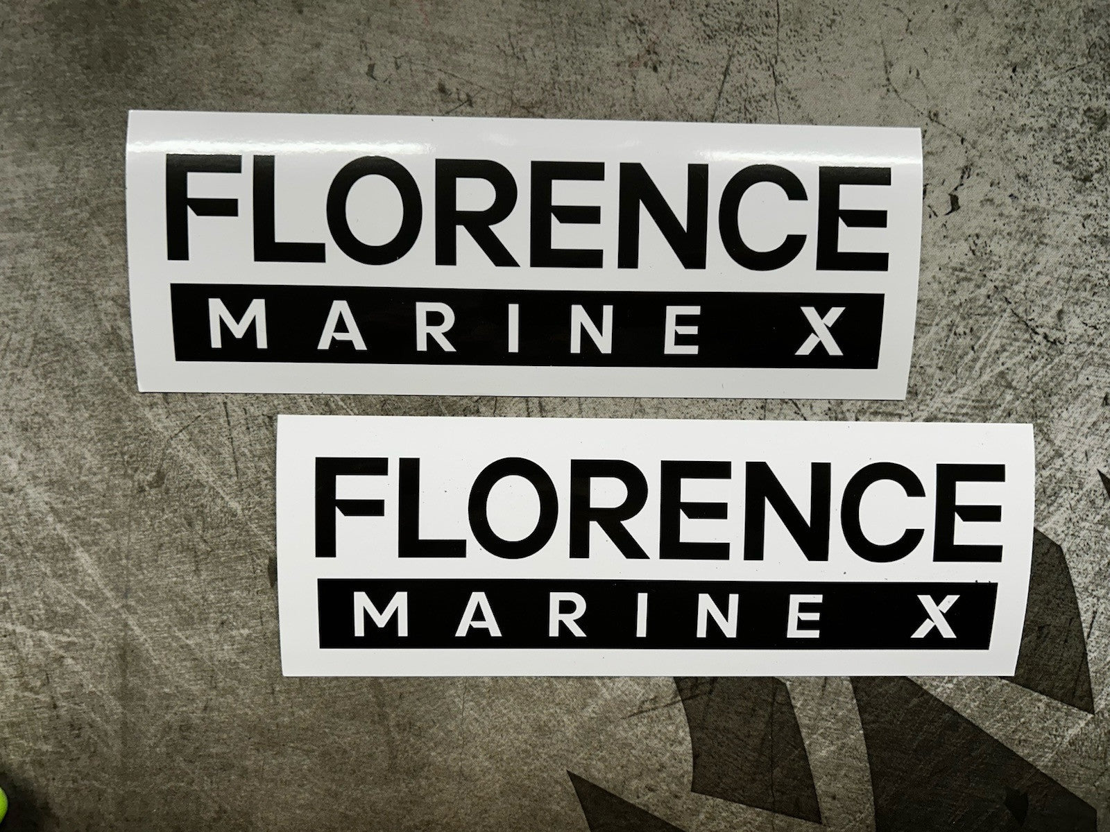 FLORENCE MARINE STICKER SET 2 O’Neill LOST QUIK BILLABONG RVCA Eddie Go WSL
