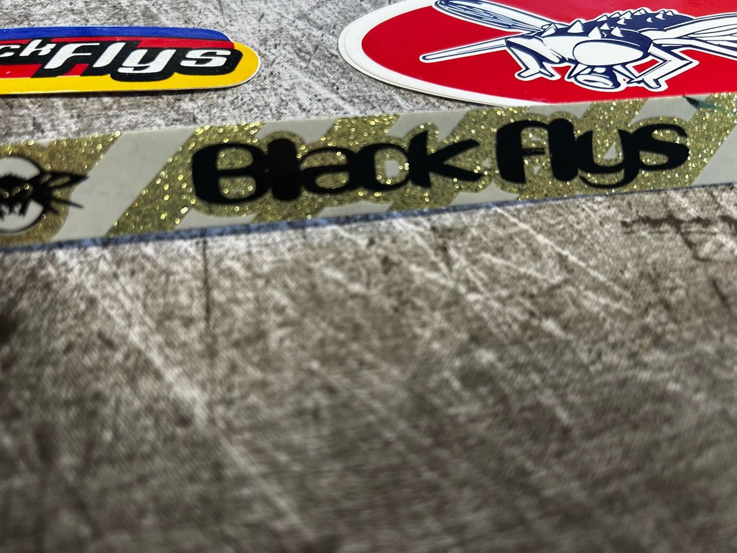 BLACK FLYS STICKER SET 90’s Vintage Surf Sticker RVCA Quik Lost MAYHEM NASCAR OC