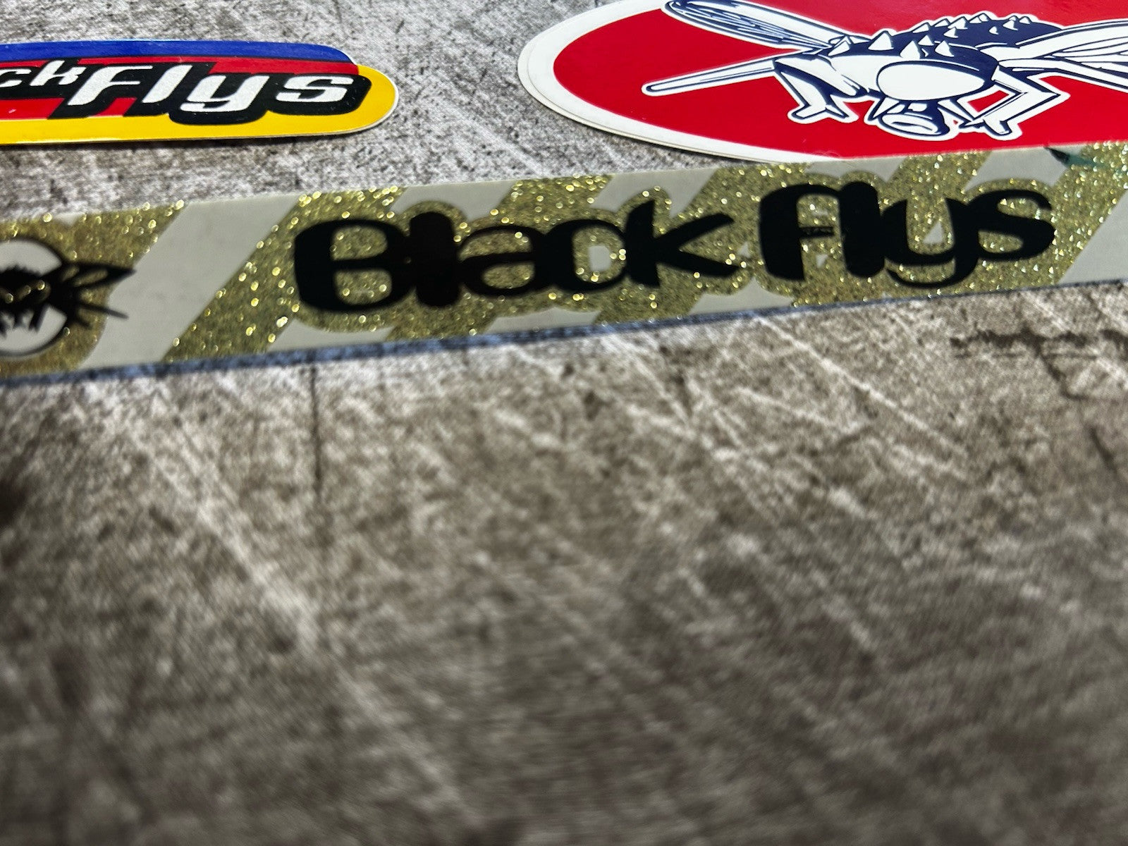 BLACK FLYS STICKER SET 90’s Vintage Surf Sticker RVCA Quik Lost MAYHEM NASCAR OC