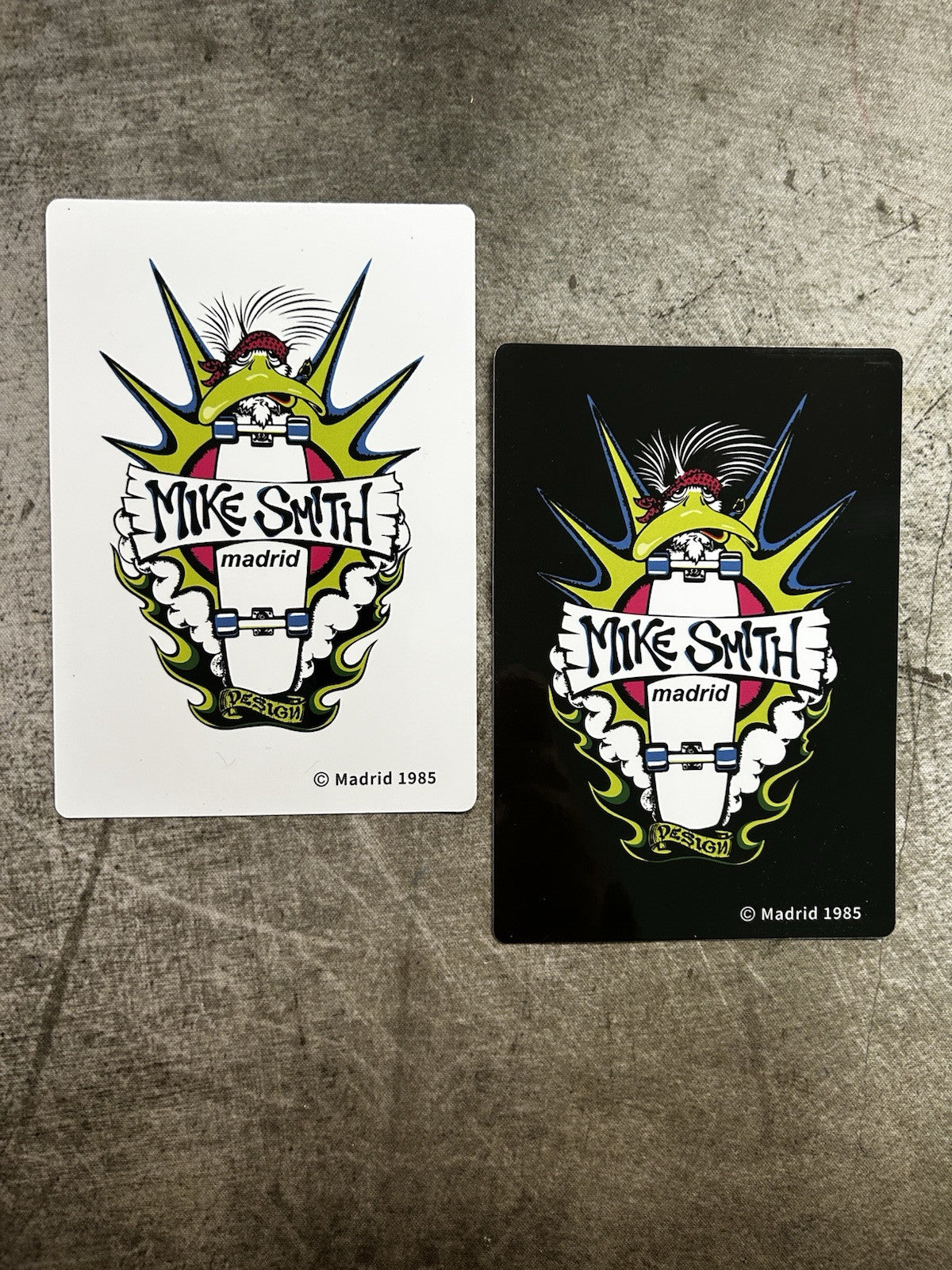 MADRID SKATEBOARD STICKERS VINTAGE SKATEBOARD STICKER SET POWELL Mike Smith G&S